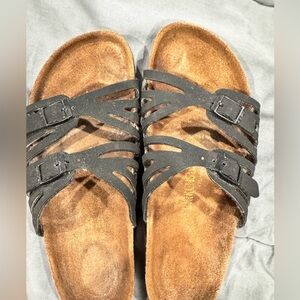 Birkenstocks - Black Strappy Sandals